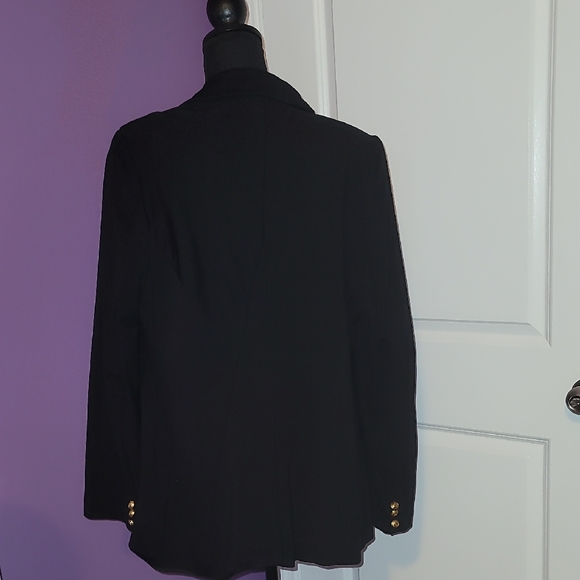 Lane Bryant Black Blazer with Gold Buttons SZ: 18 - Picture 5 of 9
